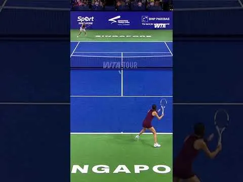 Xinyu Wang defeats Donna Vekic at Singapore Tennis Open 2026 – Round 1