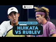 Andrey Rublev đánh bại Rinky Hijikata tại Hangzhou Open 2026 – Vòng 2