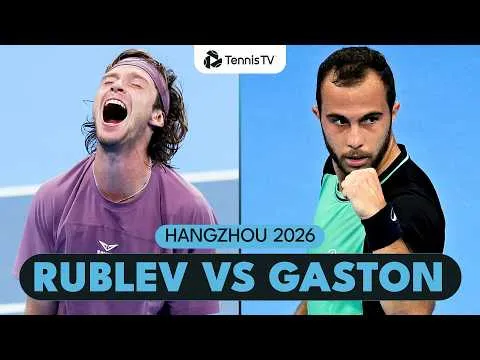 Andrey Rublev defeats Hugo Gaston at Hangzhou Open 2026 – Round Quarter-Final
