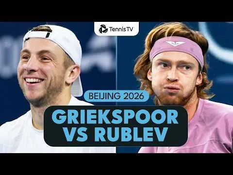 Andrey Rublev, Beijing 2026'da Tallon Griekspoor'u yendi – 1. Tur
