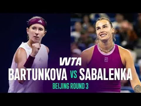 Nikola Bartunkova besejrer Aryna Sabalenka ved China Open 2026 – 3. runde