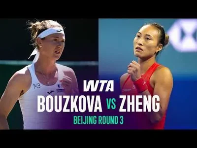 Qinwen Zheng voitti Marie Bouzkovan Pekingissä 2026 – 3. kierros