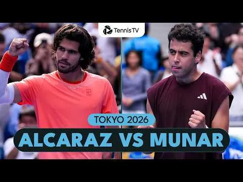 Carlos Alcaraz mengalahkan Jaume Munar di Tokyo 2026 – Semifinal