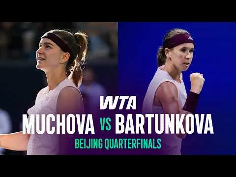 Nikola Bartunkova besejrer Karolina Muchova ved China Open 2026 – kvartfinale