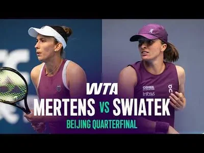 Elise Mertens bat Iga Swiatek à l'Open de Chine 2026 – Quart de finale