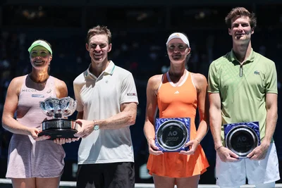 « L’avenir nous réserve de belles choses », Mladenovic et Guinard réagissent à leur défaite en finale du double mixte de l’Open d’Australie