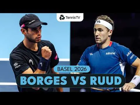 Nuno Borges besejrer Casper Ruud ved Swiss Indoors Basel 2026 – anden runde