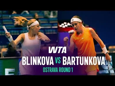 Bartunkova bat Blinkova à Ostrava 2026 – Premier tour