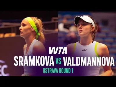 Rebecca Sramkova bat Vendula Valdmannova à Ostrava 2026 – Premier tour