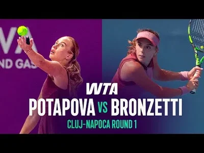 Anastasia Potapova bat Lucia Bronzetti à Cluj-Napoca 2026 – 1er tour