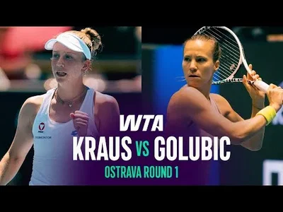 Golubic bat Kraus à Ostrava 2026 – Premier tour