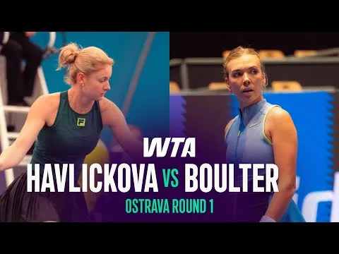 Boulter bat Havlickova à Ostrava 2026 – Premier tour