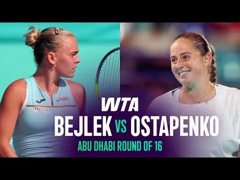 Bejlek bat Ostapenko à Abu Dhabi 2026 – 2e tour