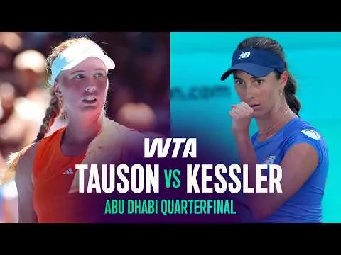 Tauson élimine Kessler en quart de finale à Abu Dhabi 2026