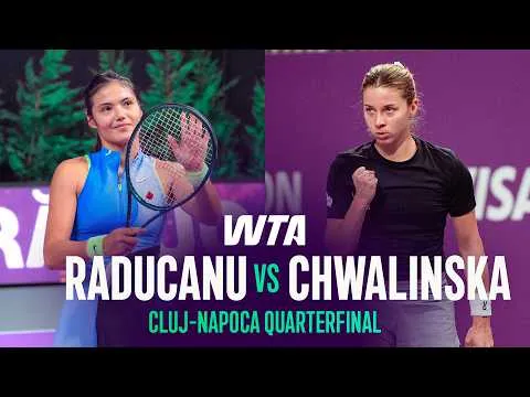 Raducanu bat Chwalinska à Cluj-Napoca 2026 – Quart de finale