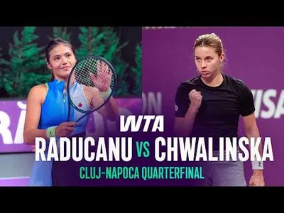 Raducanu bat Chwalinska à Cluj-Napoca 2026 – Quart de finale