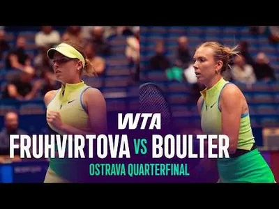 Boulter bat Fruhvirtova à Ostrava 2026 – Quarts de finale