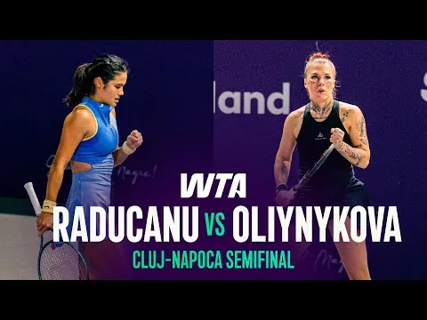 Raducanu bat Oliynykova à Cluj-Napoca 2026 – Demi-finale