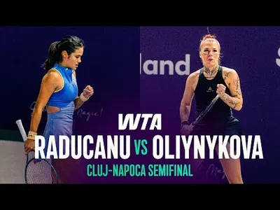 Raducanu bat Oliynykova à Cluj-Napoca 2026 – Demi-finale