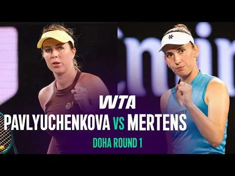 Mertens bat Pavlyuchenkova à Doha 2026 – Premier tour