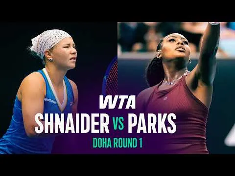 Parks bat Shnaider au premier tour de Doha 2026