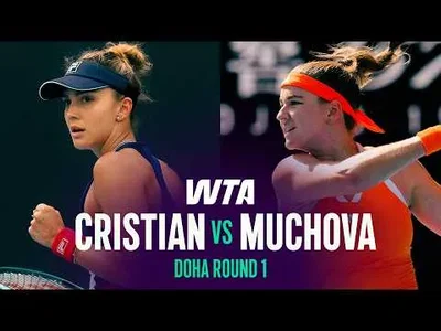 Muchová bat Cristian à Doha 2026 – 1er tour