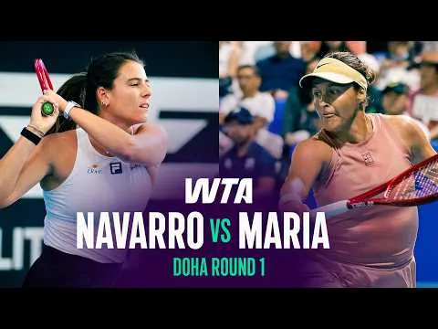 Emma Navarro bat Tatjana Maria au premier tour de Doha 2026