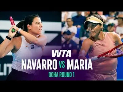 Emma Navarro bat Tatjana Maria au premier tour de Doha 2026