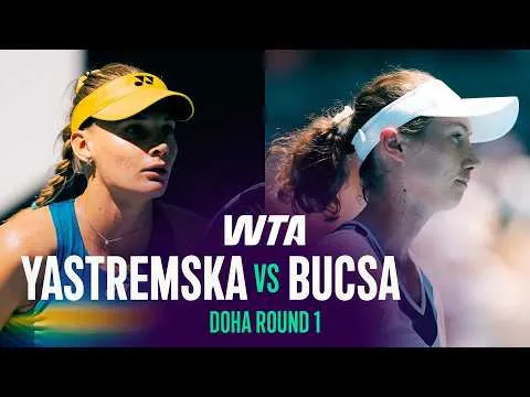 Dayana Yastremska bat Cristina Bucsa à Doha 2026 – Premier tour