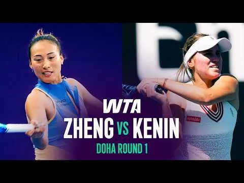 Zheng bat Kenin à Doha 2026 – 1er tour