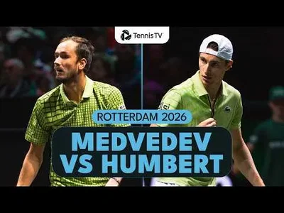 Humbert bat Medvedev à Rotterdam 2026 – Premier tour