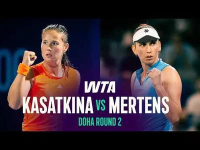 Kasatkina bat Mertens à Doha 2026 – 2e tour