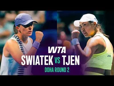 Swiatek bat Tjen à Doha 2026 – 2e tour