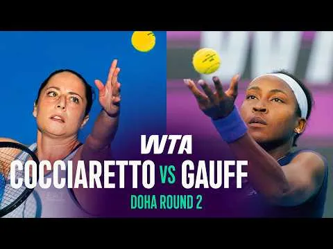 Cocciaretto bat Gauff à Doha 2026 – 2e tour