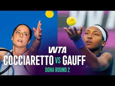 Cocciaretto bat Gauff à Doha 2026 – 2e tour