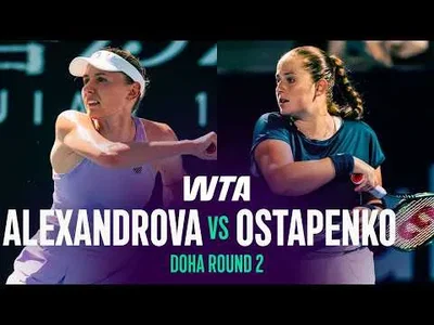 Ostapenko bat Alexandrova à l’Open de Doha 2026 – 2e tour