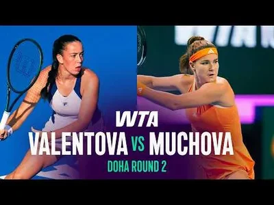 Muchova bat Valentova à Doha 2026 – 2e tour