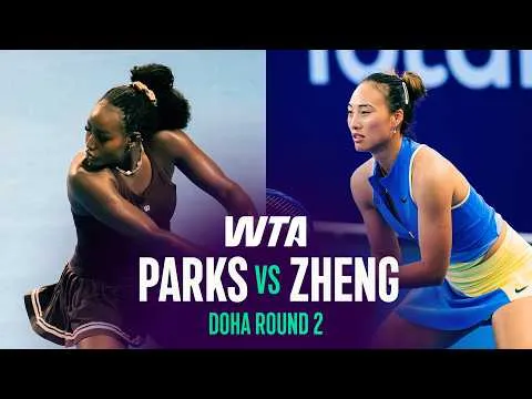 Zheng bat Parks à Doha 2026 – 2e tour