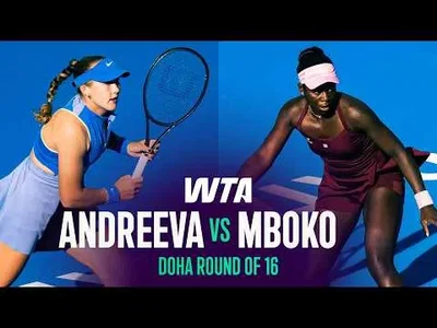 Mboko bat Andreeva à Doha 2026 – 3e tour