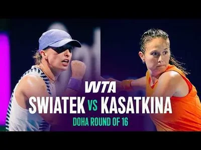 Swiatek bat Kasatkina à Doha 2026 – 3e tour