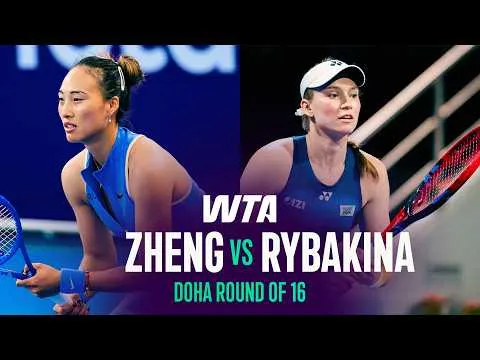 Rybakina bat Zheng à Doha 2026 – 3e tour