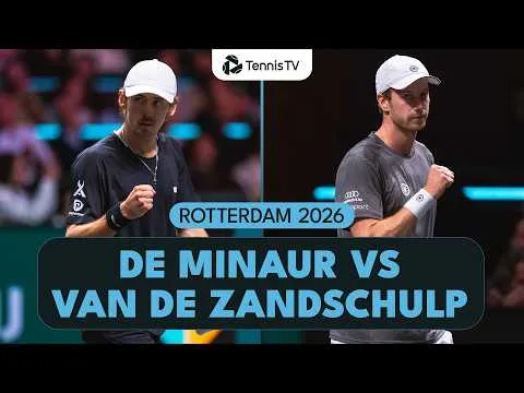 De Minaur bat Van de Zandschulp à l'Open de Rotterdam 2026 – Quart de finale