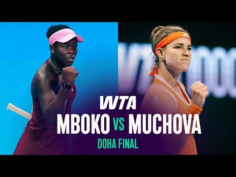 Karolina Muchova bat Victoria Mboko à Doha 2026 – Finale
