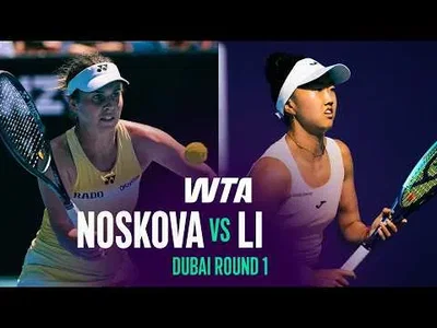Linda Noskova bat Ann Li à Dubaï 2026 – Premier tour