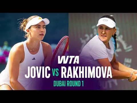 Jovic bat Rakhimova à Dubaï 2026 – 1er tour