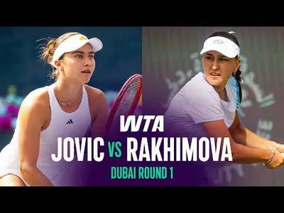 Jovic bat Rakhimova à Dubaï 2026 – 1er tour