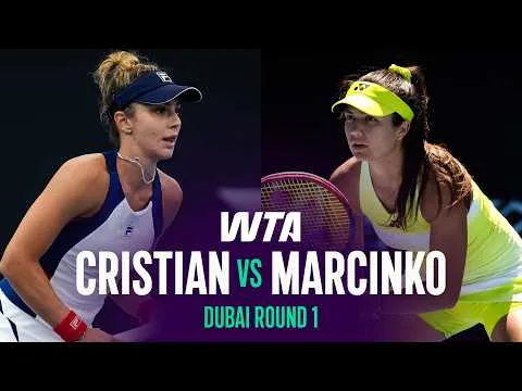Jaqueline Cristian élimine Petra Marcinko à Dubaï 2026 – Premier tour