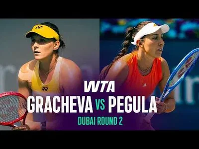 Pegula domine Gracheva à Dubaï 2026 – Deuxième tour