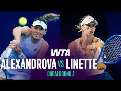 Linette bat Alexandrova à Dubaï 2026 – 2e tour