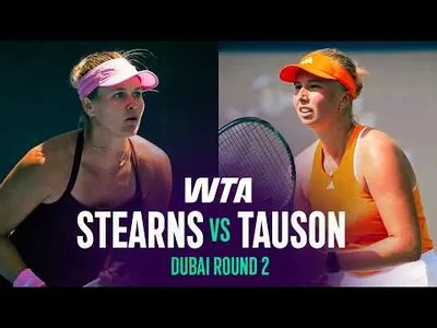 Clara Tauson bat Peyton Stearns à Dubaï 2026 – Deuxième tour
